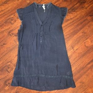 Long tank top blouse